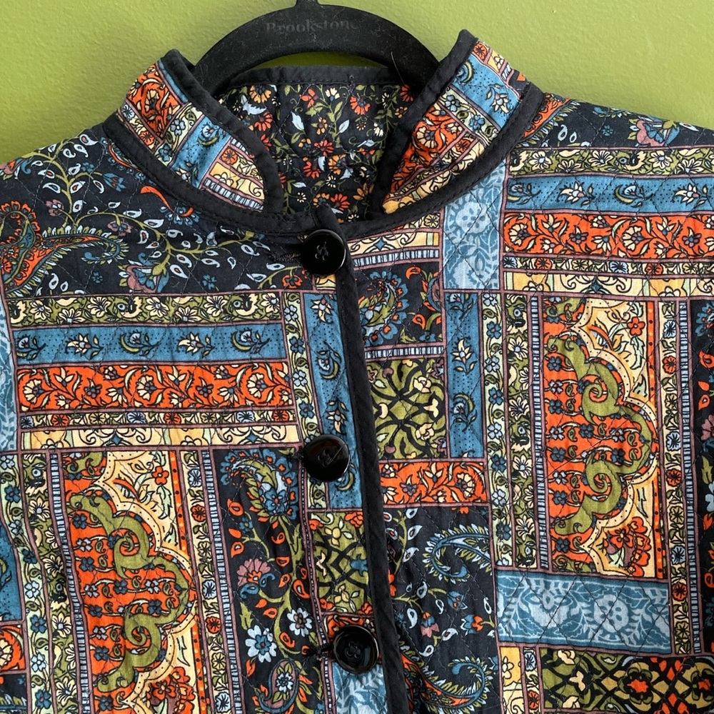 Patterned quilted jacket - Picture 2 of 4